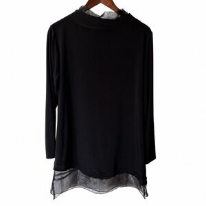 Kokomarina Paris Navy Blue Layered Tunic Top XL Lagenlook Artsy Avant-Garde